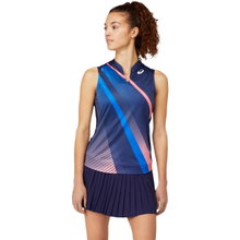 Asics Tennis Tank Match Graphic peacoat blue Women